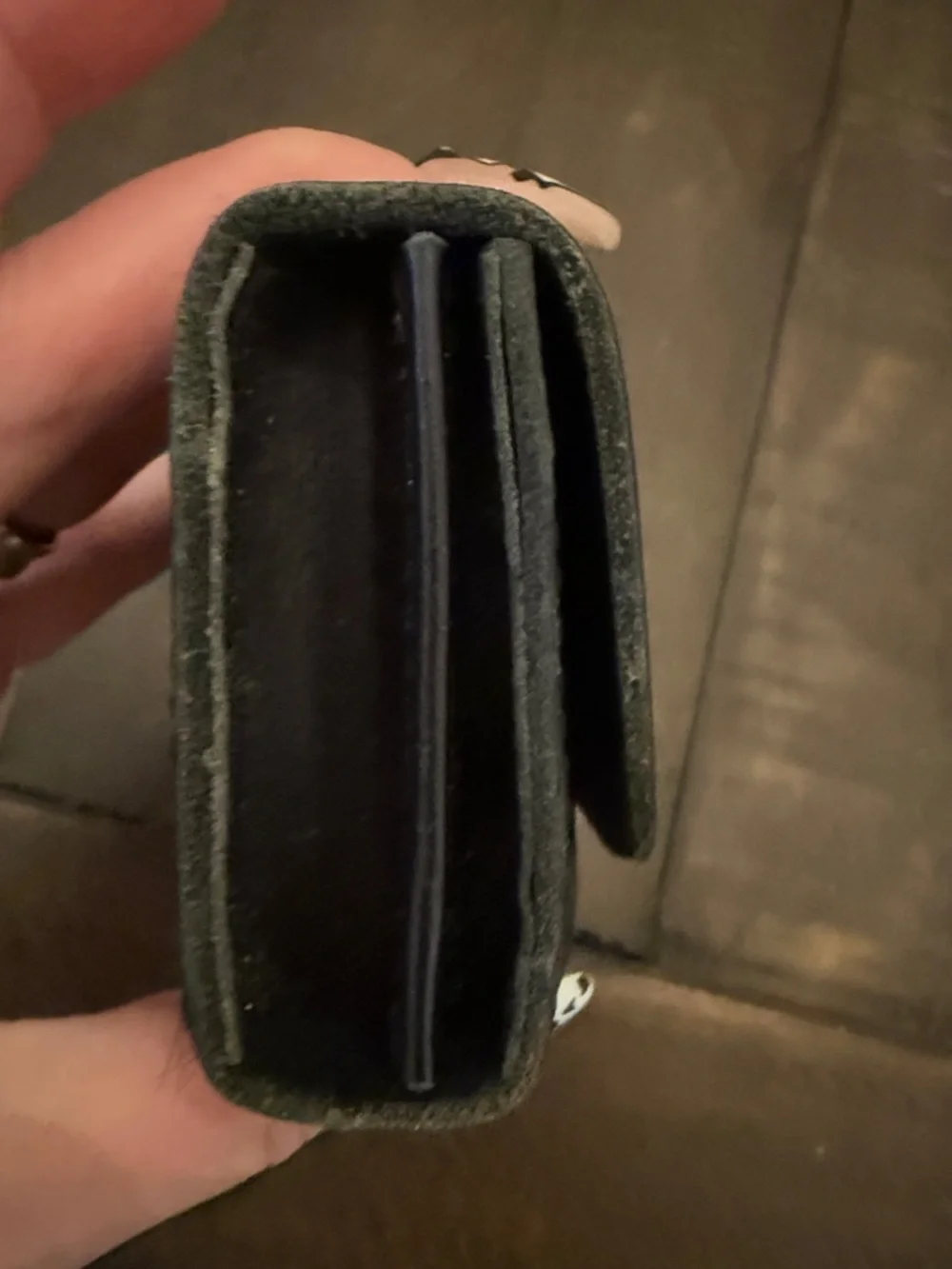 Jeserie & Company Black Leather Wallet with Embossed Logo